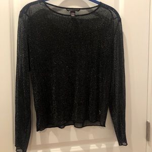 Glittery Mesh Longsleeve